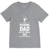 i'm a fishing dad   daddy V-Neck Tee
