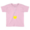 funny 80s pacman 'eating buttons' Toddler T-shirt