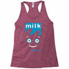 blur milk coffee and tv rock music band Racerback Tank
