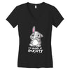 bunny anxiety Women's V-Neck T-Shirt