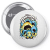 child and monsters Pin-back button