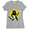 rock cat Ladies Fitted T-Shirt