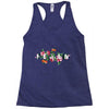 Femen with Flowers Racerback Tank