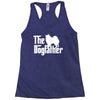 the dogfather american eskimo dog white Racerback Tank