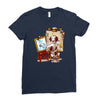 triple beagle portrait Ladies Fitted T-Shirt