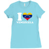 I love Venezuela Ladies Fitted T-Shirt