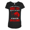 short and fat Maternity Scoop Neck T-shirt