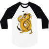 bruce, the dragon 3/4 Sleeve Shirt