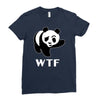 wtf panda Ladies Fitted T-Shirt