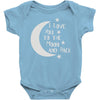 i love you to the moon and back babygrow Baby Onesie