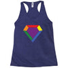 Rainbow LGBT Diamond Racerback Tank