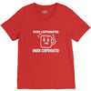 over caffeine V-Neck Tee