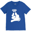 cartoon hands holding diamond V-Neck Tee