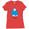 new! mens 'sloth' Ladies Fitted T-Shirt