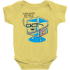 hipster ice cube Baby Onesie