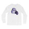 mega flipped off Long Sleeve Shirts