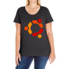 friend logo Ladies Curvy T-Shirt