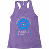 aperture science volunteer Racerback Tank