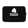 pull my finger Laptop sleeve