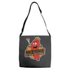 the sausage king of chicago Adjustable Strap Totes