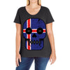 iceland till i die Ladies Curvy T-Shirt