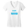 Only the best Dads Get Promoted to Nonno Women's V-Neck T-Shirt