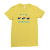 this is my morning Ladies Fitted T-Shirt