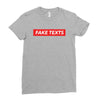 Fake Texts Hypebeast Ladies Fitted T-Shirt