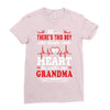 There's This Boy Who Stole My Heart He Calls Me Grandma Ladies Fitted T-Shirt