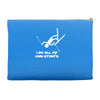i do all my own stunts ski Accessory Pouches