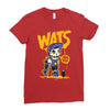 wat skateboard Ladies Fitted T-Shirt