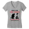Pray for Las Vegas, Route 91 Harvest 2017 Women's V-Neck T-Shirt