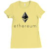 Ethereum Coin Ladies Fitted T-Shirt