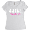 Squadgoals Princess Women's Triblend Scoop T-shirt