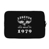 legends are born in 1979 hoodie 7 Laptop sleeve