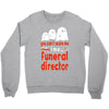 can't scare me halloween funeral direct Crewneck Sweatshirt