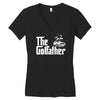 golf father Women's V-Neck T-Shirt