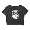 world's okayest mom funny Crop Top