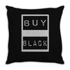 buy black Throw Pillow