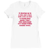 casual friday Ladies Fitted T-Shirt