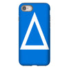prism a triangle design graphic baseball jersey iPhone 8