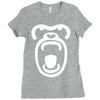 gorilla face Ladies Fitted T-Shirt