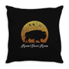 roam sweet roam slouchy Throw Pillow