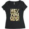 hey you guys Women's Triblend Scoop T-shirt