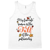 my favorite season is the fall of the patriarchy Tank Top