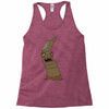 worm zombie Racerback Tank