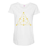 Fano Plane Maternity Scoop Neck T-shirt