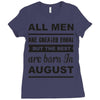 all men are created equal august Ladies Fitted T-Shirt