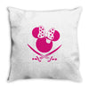 minnie mouse pirate Throw Pillow