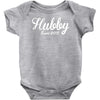 hubby since 2015 funny Baby Onesie